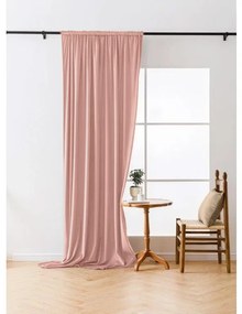 Zatemňovací záves VELVET 140x250 cm, ružový Zavesenie: Riasiaca páska