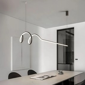 Toolight Toolight, LED závesné svietidlo 120cm, 36W, 3000K, LHJ030-CP, čierna, OSW-50013