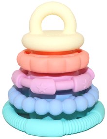 Skladacia pyramída s hryzadielkami, pastelová
