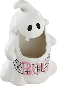 HALLOWEEN Dóza duch 28 cm - biela