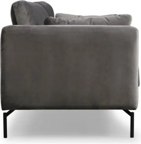 Třímístná pohovka Sino 217 cm šedá