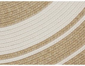 Okrúhly vonkajší koberec v prírodnej farbe ø 200 cm - NORTHRUGS