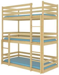 Poschodová detská posteľ 200x90 cm. Akcia -20%. Vlastná spoľahlivá doprava až k Vám domov. 1052293