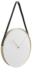 Nástenné hodiny s opaskom Karlsson KA5767, 58 cm biela