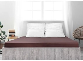 4Home jersey prestieradlo Ideál tmavohnedá, 180 x 200 cm
