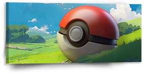 Sablio Obraz Pokemon ball Krajina - 110x50 cm