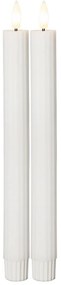 LED sviečky v súprave 2 ks (výška 25 cm) Flamme Stripe – Star Trading