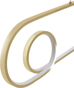 Toolight - LED závesné svietidlo APP809-CP GOLD, zlatá, OSW-09850