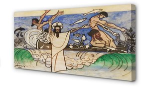 Obraz canvas Ježišovo skica sea 140x70 cm