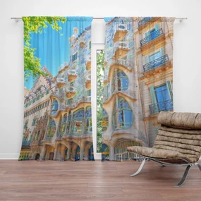 Sablio Záves Barcelona Gaudi Casa Batllo 2: 2ks 140x250cm