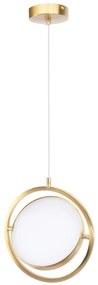 Toolight Toolight, závesné LED svietidlo 26cm, 4000K, APP1791-CP, zlatá matná, OSW-06068