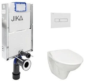Cenovo zvýhodnený závesný WC set Jika na zamurovanie + WC Jika Nila KMPLJIKA, 1 ks