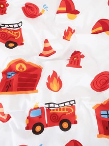 Bavlnená obliečka na vankúš Renforcé 40 × 60 cm - Hasiči