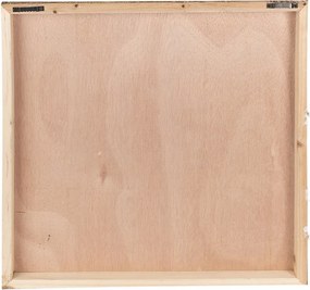 Hnedý obraz ovečky na plátne - 50*3*50 cm