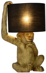 Lucide 10502/81/30 EXTRAVAGANZA CHIMP - Stolná lampa - priemer 30 cm - 1xE14 - Čierna