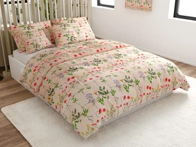 Bavlnené obliečky HERBAR BLEND béžové Rozmer obliečky: 70 x 90 cm | 140 x 220 cm