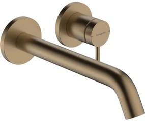 Umývadlová batéria Hansgrohe Tecturis S bez podomietkového telesa kartáčovaný bronz 73351140, 1 ks