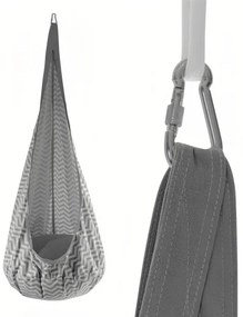 2Kids Toys - Závesný hojdací vak sivý