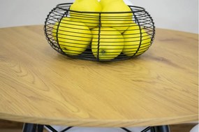 TRENDIE Jedálenský stôl EDDIE 90 cm dub