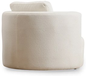 Krémová krídlová stolička Asos