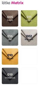 Tempo Kondela Taburet, látka Matrix sivá 17, SANTIAGO