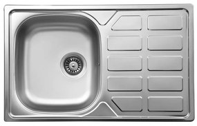 Deante ZEO_0113 - Kuchynský drez SOUL 49x78 cm satén