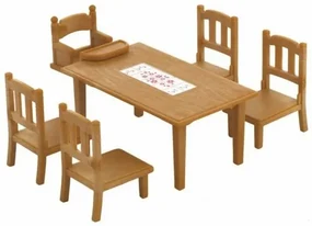 Sylvanian Families Nábytok - jedálenský stôl so stoličkami