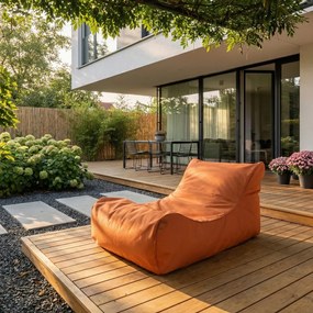 Sedací vak Master Outdoor – pohodlné kreslo z vodeodolného polyesteru Farba: M17 - modrý