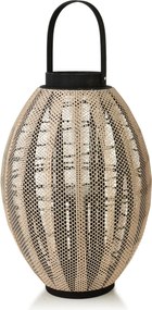 Lampáš LEVI 54 cm béžová/čierna