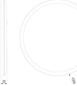Globo 41562-18B - LED Kúpeľňové stropné svietidlo SAPANA LED/18W/230V IP44