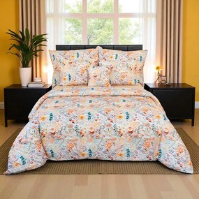Kvalitex Bavlnené obliečky 5D 140x200 + 70x90 cm – Poľné kvety