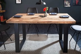 Dizajnový jedálenský stôl Thunder 140 cm mango