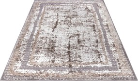 Hanse Home, Kusový koberec Shine 105920 Classic White Cream Silver, 57x90, hnedá, obývacia izba