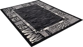 TA Koberec J316B ČIERNA LACNÁ PP CRM Rozmer: 120x170 cm
