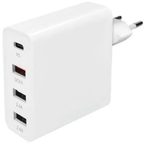 SOLIGHT Adaptér 3+1, fast charger, 48W, QC3.0+PD, 3x USB-A, 1x USB-C