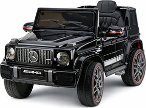 LEAN CARS Elektrické autíčko Mercedes AMG G 63 čierne lakované