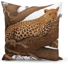 Sablio Vankúš Leopard 2 - 60x60 cm