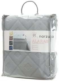 PREHOZ NA POSTEĽ ALARA6 220X240 CM STRIEBORNÁ