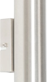 Moderná nástenná lampa oceľ 2-svetlo - Jeana