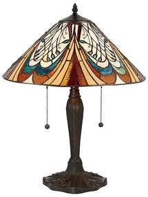 Stolná lampa Tiffany HECTOR 2xE27/60W/230V, priemer 40 cm