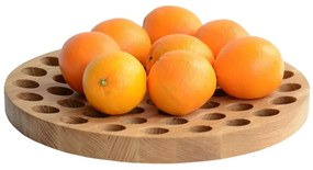 Misa na ovocie z dubového dreva Wireworks Geo, 36 cm