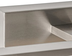 Oceľová nástenná lampa 62 cm vrátane LED IP44 - Jerre