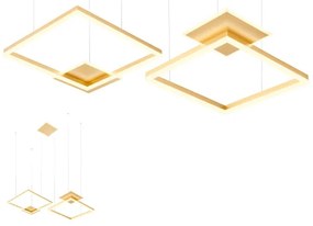 Redo 01-2615 - LED stmievateľný závesný luster na lankách SIGUA LED/137W/230V CRI 90 zlatý