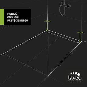 Laveo Basso, lineárny odtok s mriežkou 100 cm, oceľová, LAV-COB_211D