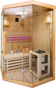 BPS-koupelny Fínska sauna Relax HYD-3135 120x120, 1-2 osoby
