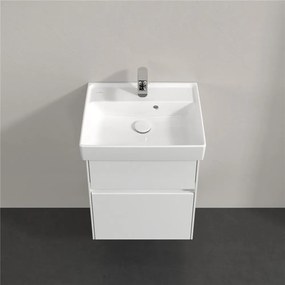VILLEROY &amp; BOCH Collaro závesná skrinka pod umývadielko, 2 zásuvky, 460 x 374 x 546 mm, Glossy White, C00600DH