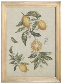 Chic Antique Obraz v drevenom ráme Lemons