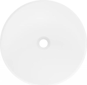 Mexen Onyx-03, voľne stojace umývadlo z konglomerátu 45x45x83 cm, biela matná, 26534500