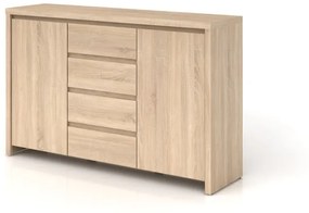 Komoda BRW Kaspian KOM2D4S (Dub sonoma). Vlastná spoľahlivá doprava až k Vám domov. 798004