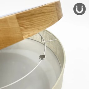 Brilagi - LED stropné svietidlo BELLADONNA LED/36W/230V pr. 50 cm krémová/dub